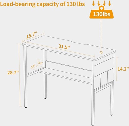 Thuis Laptop Notebook Computer Bureau, Computer Desk Desk Study Desk ...