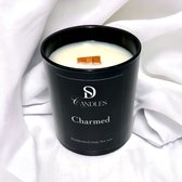 Geurkaars Charmed - 9 oz - Handgemaakte Geurkaars - Woodwick Geurkaars Candle Jar | Brandtijd: 50 uur