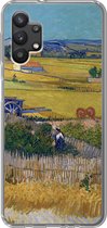 Geschikt voor Samsung Galaxy A32 5G hoesje - De oogst - Vincent van Gogh - Siliconen Telefoonhoesje