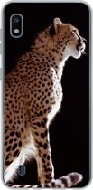Geschikt voor Samsung Galaxy A10 hoesje - Cheeta - Dieren - Licht - Siliconen Telefoonhoesje