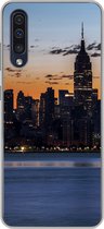 Geschikt voor Samsung Galaxy A50 hoesje - New York - Skyline - Amerika - Siliconen Telefoonhoesje