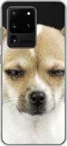 Geschikt voor Samsung Galaxy S20 Ultra hoesje - Hond - Huisdieren - Portret - Siliconen Telefoonhoesje