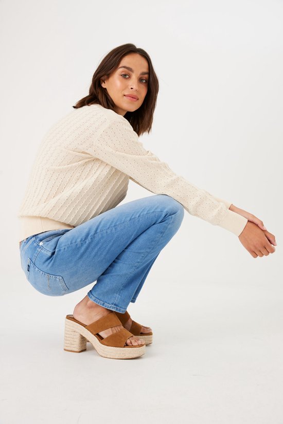 GARCIA Caro Curved Dames Slim Fit Jeans Blauw - Maat W26 X L32