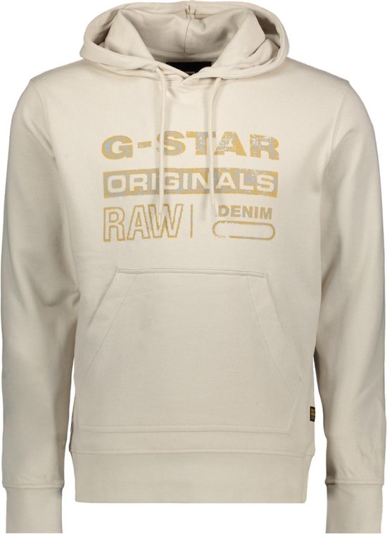 G-Star RAW Pull Distressed Originals Hdd Sw D24414 D562 1603 Whitebait Taille Homme - XL