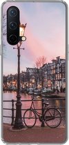 Geschikt voor OnePlus Nord CE 5G hoesje - Amsterdam in de schemering - Siliconen Telefoonhoesje