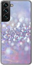 Coque Samsung Galaxy S22 Plus - Paillettes sur fond clair - Coque de téléphone en Siliconen