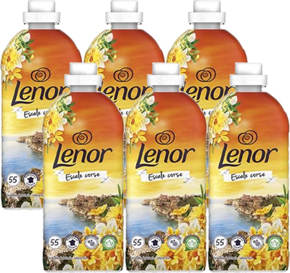 Goedkoopste Lenor Wasverzachter “Escale Corse” - 6 x 1,155L - Voordeelverpakking - 330 Wasbeurten