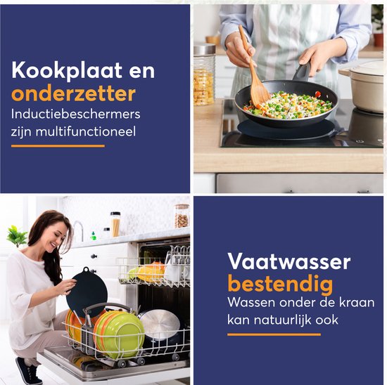 Huishoudelijke Siliconen Inductiekookplaat Beschermmat Ronde Kookplaat Huishoudelijke Siliconen Inductiekookplaat Beschermmat Ronde Kookplaat