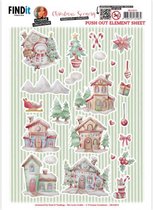 Push-Out - Yvonne Creations - Christmas Scenery - Small Elements B