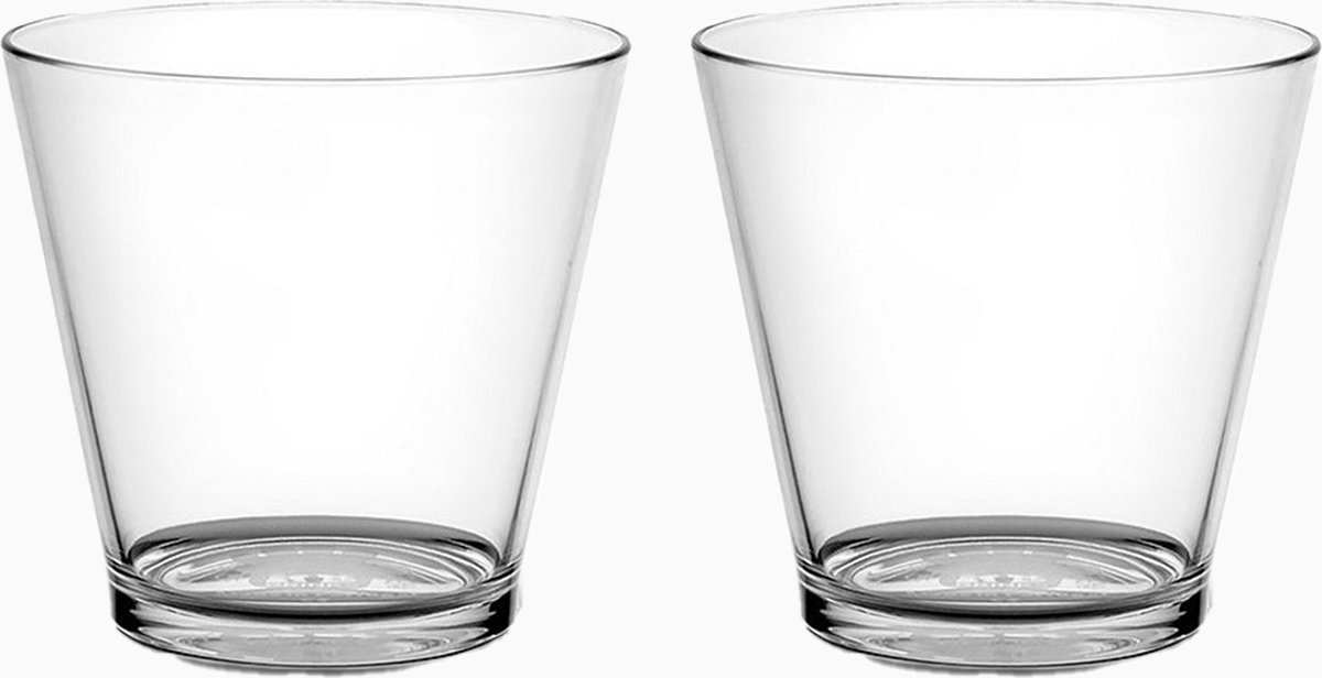 RBDRINKS Cocktailglazen – Plastic Cocktailglazen – Kunststof Cocktailglazen – Kunststof Glazen – Plastic Glazen – 33cl – Wit – 2 Stuks