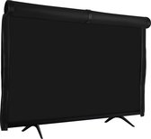 kwmobile TV hoes geschikt voor 43" TV - TV beschermhoes voor binnen - Tegen stof, krassen en vingerafdrukken - Met klittenband - zwart
