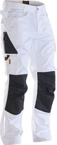 Jobman 2321 Service Trousers 65232120 - Wit/zwart - D100