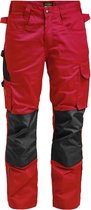 Jobman 2321 Service Trousers 65232120 - Rood/Zwart - D100