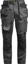 Jobman 2358 Floorlayers Trousers Stretch 65235820 - Donkergrijs/Zwart - D104