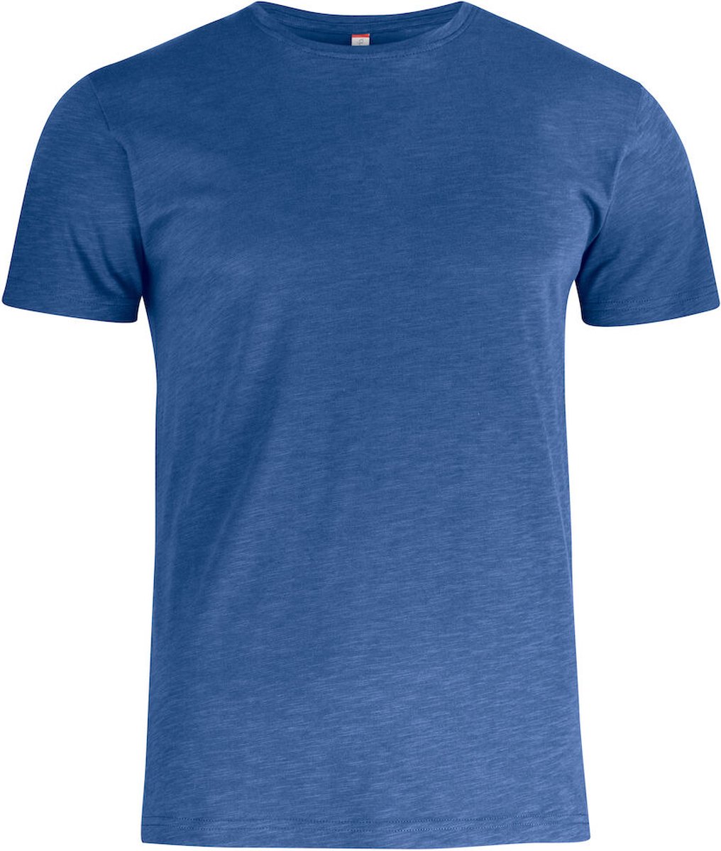 Clique Slub-T 029352 - Blauw-melange - XL