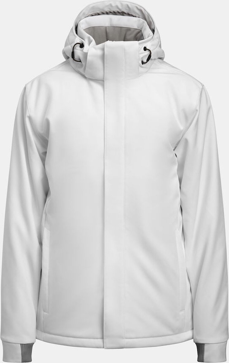 Jobman Schilders Softshell Jas Winter Heren - Wit - Maat 3XL