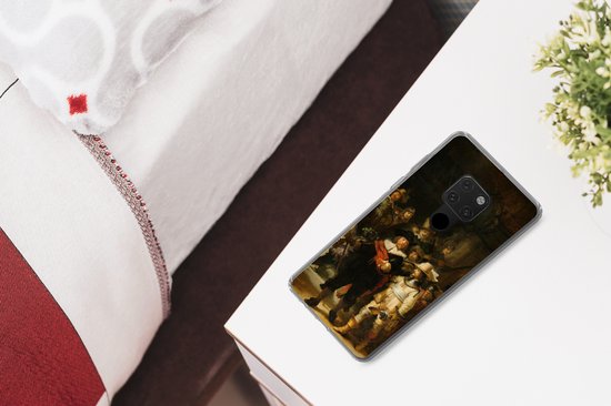 Coque Huawei P40 Lite - La Nachtwacht - Peinture de Rembrandt van Rijn - Coque de téléphone en Siliconen