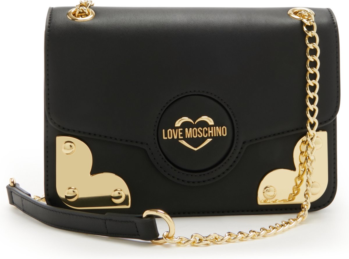 Love Moschino JC4042PP1GLA1000, schoudertas voor dames, zwart, zwart Love Moschino JC4042PP1GLA1000, schoudertas voor dames, zwart, zwart
