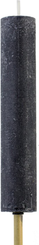 Tuinfakkel - fakkel kaars zwart - buitenkaars - Ø3,8x20 cm - fakkel 68 cm hoog - set van 2 - Rustik Lys