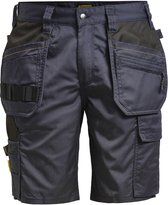 Jobman Practical 2722 Pantalon de Travail Court Poches Holster - Homme - Marine/ Zwart - 62