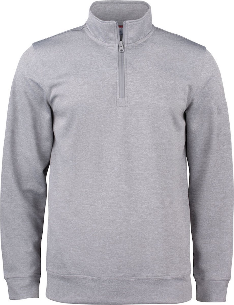 Clique Basic Active Half Zip Junior 021072 - Grijsmelange - 90-100