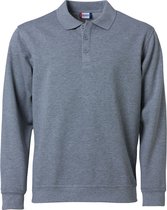 Clique Basic Polo Sweater 021032 - Grijs-melange - XXL