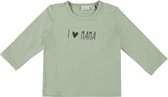 Babylook T-Shirt I Love Mama Desert Sage