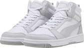 PUMA Rebound v6 Unisex Sneakers - PUMA White-Ash Gray - Maat 43