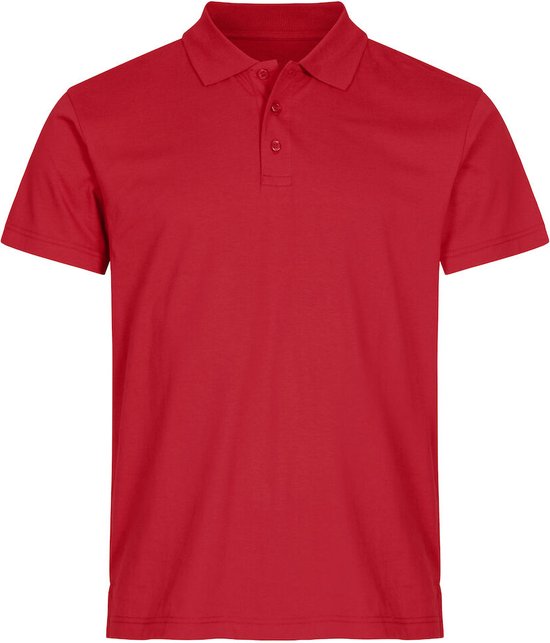 Clique Basic Polo 028230 - Rood - 4XL