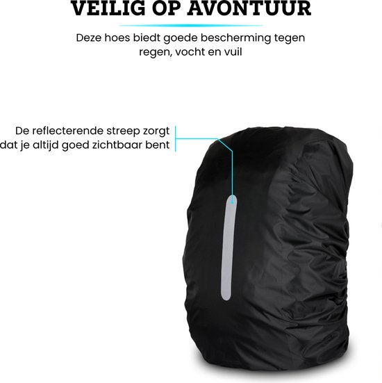 2 Pack Waterdichte Rugzak Regenhoes met Reflecterende Band (18-70L), 1 Verstelbare Anti Slip Cross Gesp Strap, Regendicht Sneeuwbestendig, Groen, L (for 41-55L backpack