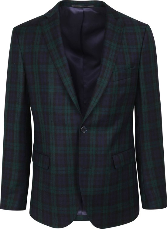 Convient - Prestige Colbert Check Navy Green - Taille 48 - Coupe slim
