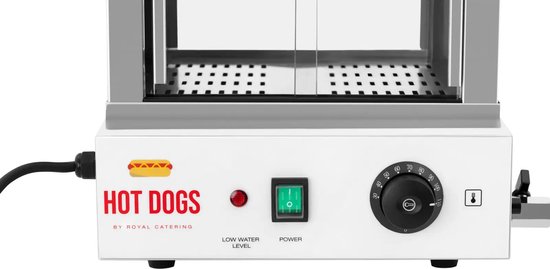 Royal Catering Hotdog - stoompan - 100 hotdogs - 25 broodjes - 1000 W - Royal Catering