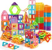 Magnetic Tiles - Magnetische Bouwstenen - Montessori Speelgoed - Magnetisch Speelgoed - 142 Stuks