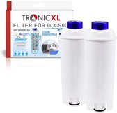 TRONICXL 2stuks Eco Ionen WATER VERVANGINGSFILTER GESCHIKT VOOR DELONGHI DLSC002 – koffiezetapparaat – filter – koffiemachine – waterfilter – volautomatische machine – Koffiefilter Patronen – optimaliseert de koffiekwaliteit en verleng de levensduur