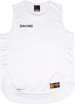 Spalding Hustle Basketbalshirt Heren - Wit | Maat: XL