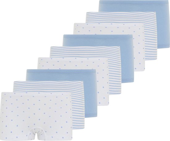 Schiesser Meisjes shorts slip 9 pack 95/5 Organic Cotton