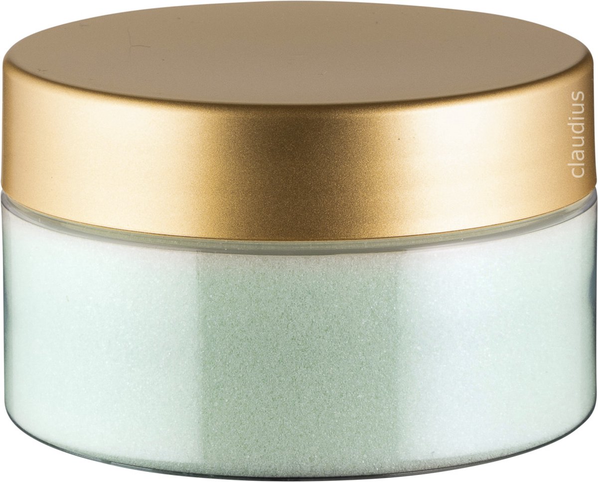 Goedkoopste Scrubzout Eucalyptus - 300 gram - Pot met luxe gouden deksel - Hydraterende Lichaamsscrub
