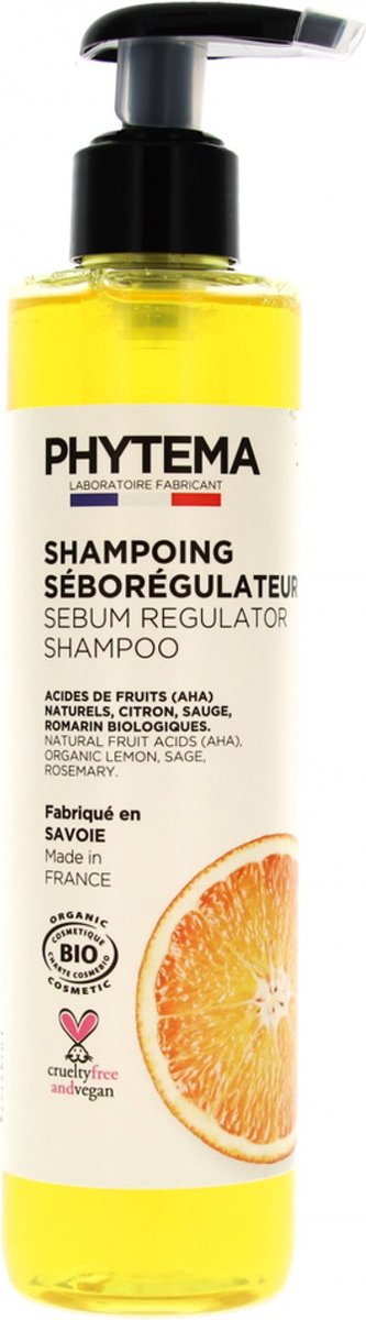 Phytema Hair Care Organic Sebum-Regulating Shampoo 250 ml