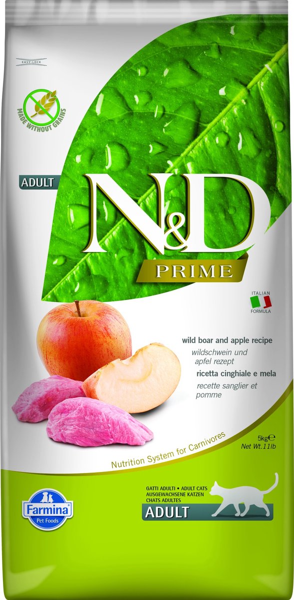 farmina Farmina N&D Prime Serie - Kat Droogvoer - Wild Zwijn & Appel - Volwassen