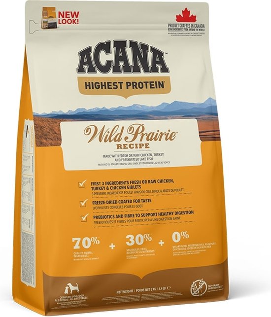 Acana Regionals Wild Prairie Dog Kip&Vis&Ei - Hondenvoer - 2 kg