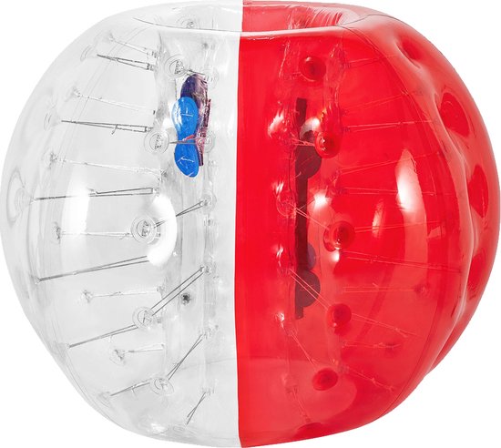 Foto: Bumperball xl 180cm rood tpu materiaal bubble voetbal opblaasbaar