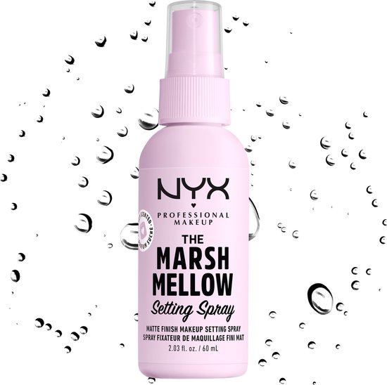 Nyx Professional Makeup Marshmellow Setting Spray - Geen Vervaging, Vegen of Afgeven Fixeer Spray - 60 ml