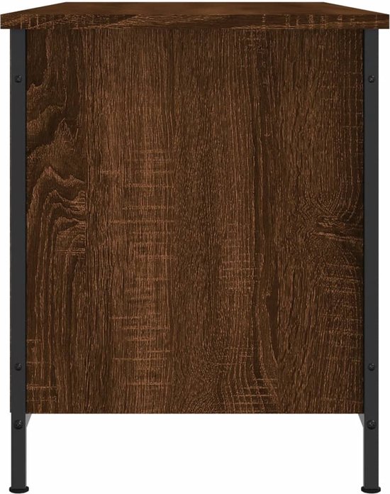 vidaXL Tv-meubel 160x40x50 cm Bewerkt Hout Bruin Eikenkleur - Hifi-kast Media-kast
