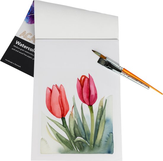 PLAY-CUT Series, aquarelpapier, A5, 180g/m2, 20 vellen, PK5305, wit