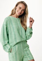 Summer Boucle Sweater Dames - Bright Groen - Maat XS