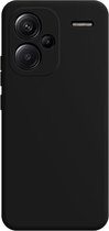 Dun TPU Hoesje Zwart Geschikt voor Xiaomi Redmi Note 13 Pro Plus | Back Cover Matte Zwart | Flexibel | Lichtgewicht | Ultra Dun