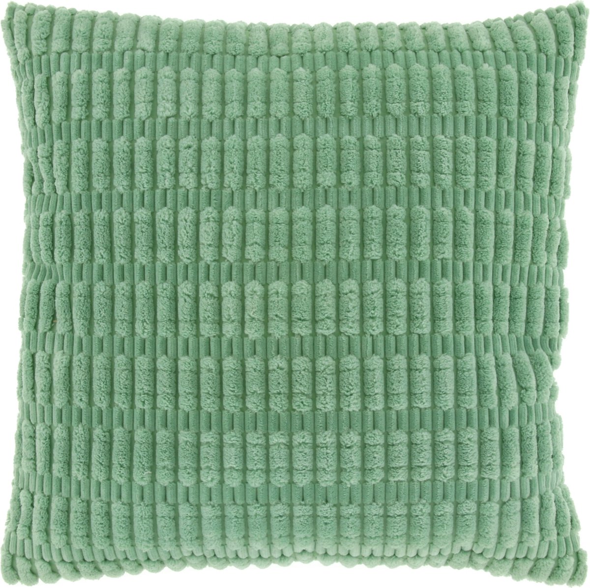 Unique Living Sierkussen Cedro - Polyester - Surf Blue - 45x45 cm (BxL)