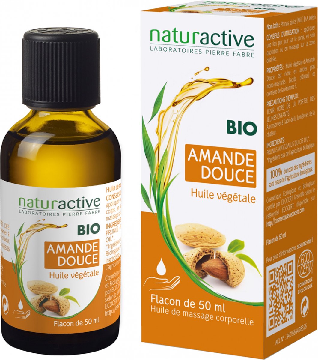 Goedkoopste Naturactive Biologische Zoete Amandelolie 50 ml