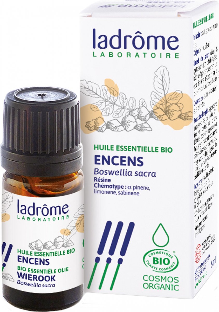 Goedkoopste Pit&Pit - Wierook etherische olie bio 5 ml - Kruidig en fris aroma - Ideaal voor meditatie