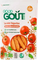 Good Goût Mini-Baguettes Tomate et Touche de Basilic Vanaf 12 Maanden Biologisch 70 g